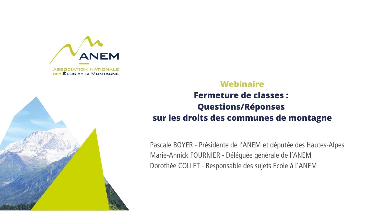 Fermeture de classes : Questions/Réponses sur les droits des communes de montagne