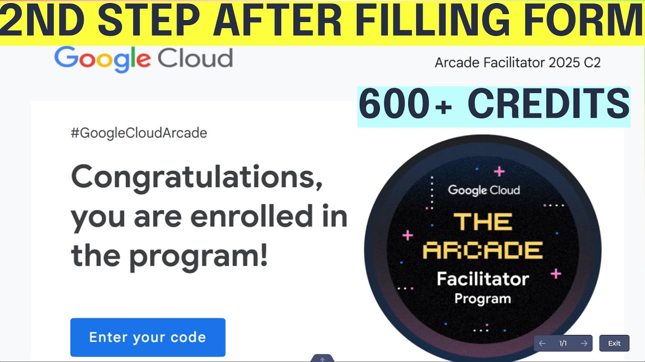 How to Claim $600 Google Cloud Credits | Arcade Facilitator Program 2025 Step-by-Step Guide