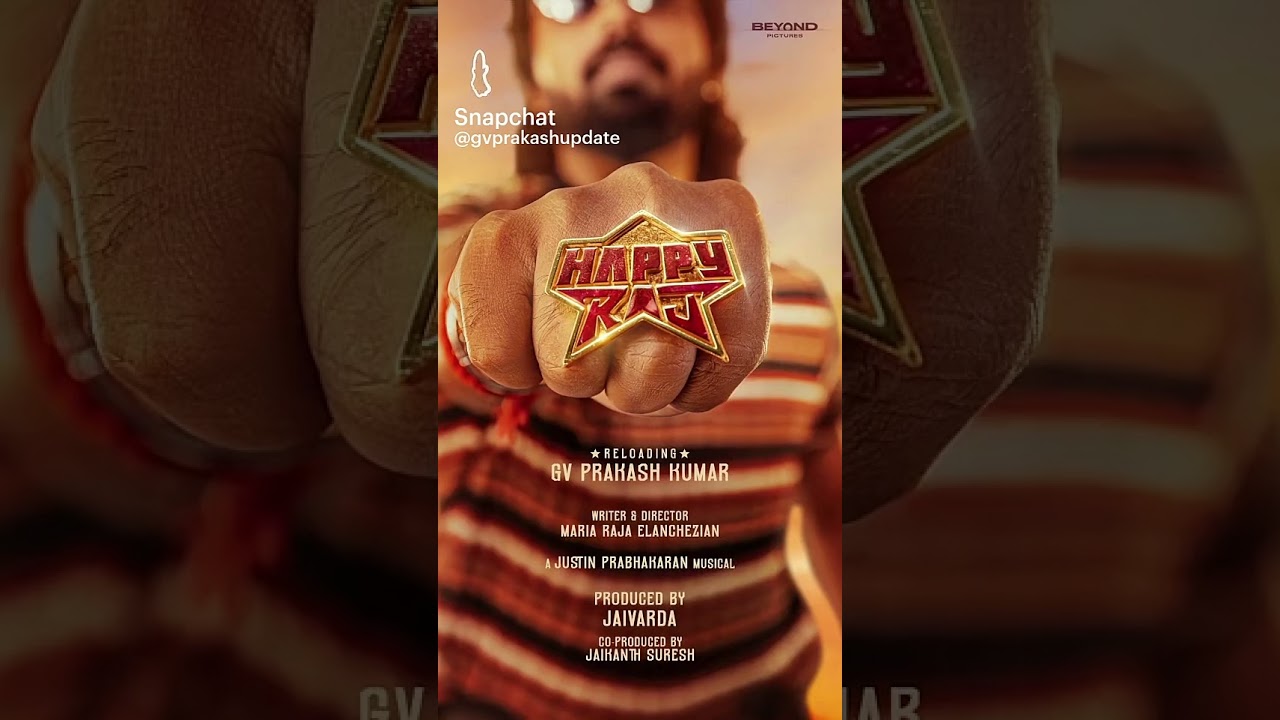 GVPrakash Kumar New Movie #HappyRaj | Happy Raj | GVPrakash | #gvprakash