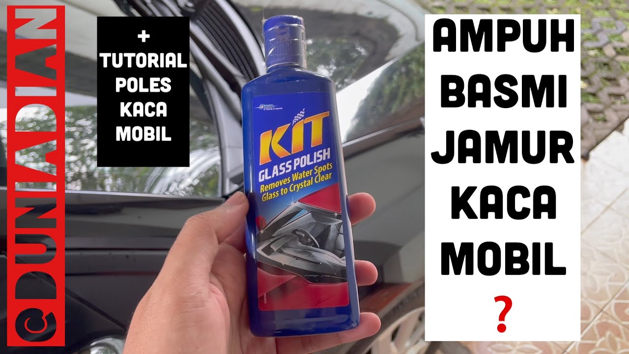 Poles Hilangkan Jamur di Kaca Mobil dengan KIT Glass Polish | Merawat Kaca Depan Mobil (Part 1)