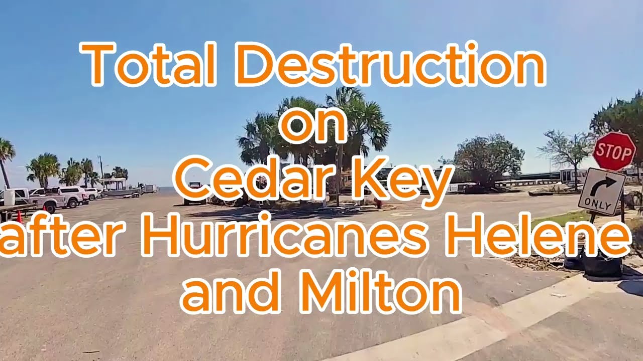 Cedar Key in Ruins | Total Destruction | Devastation Firsthand (2024)