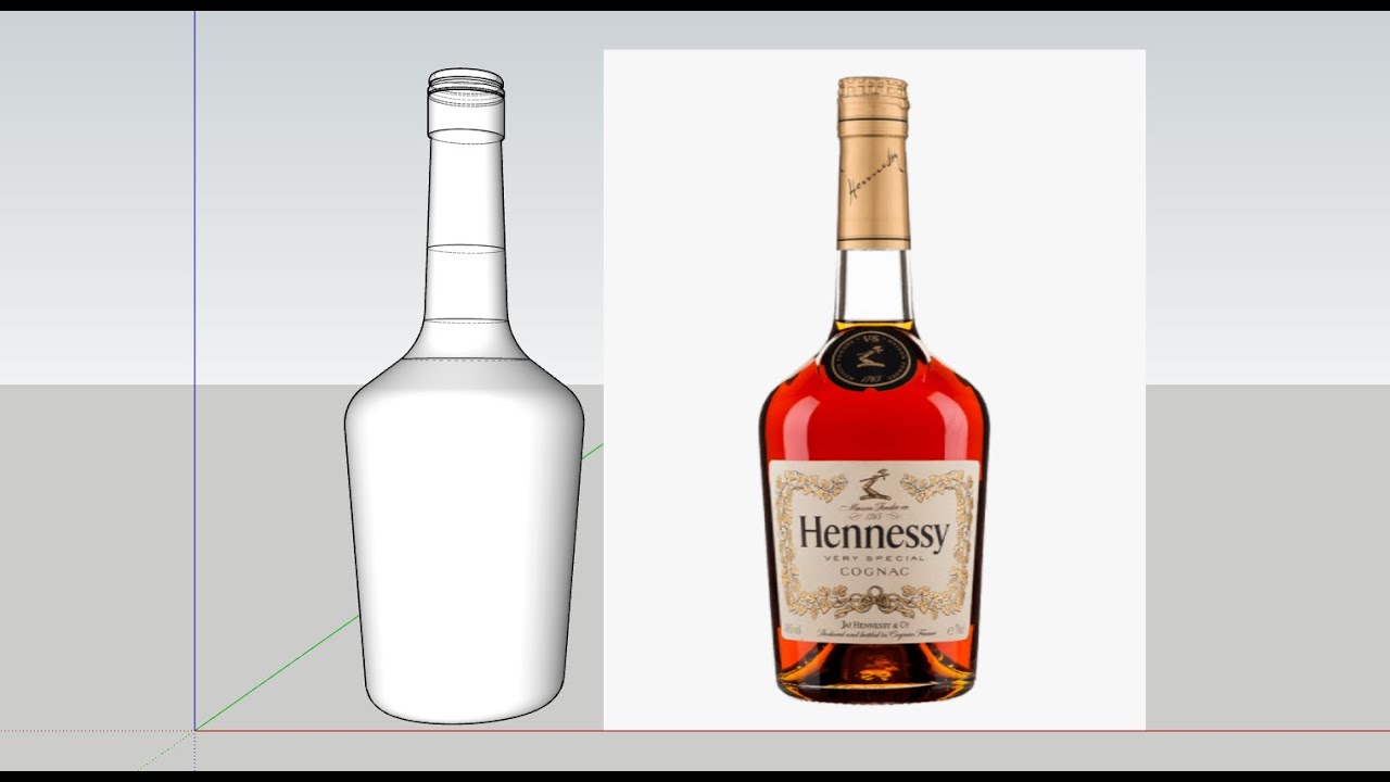 Geometría de Botella en SketchUp - Tutorial para principiante