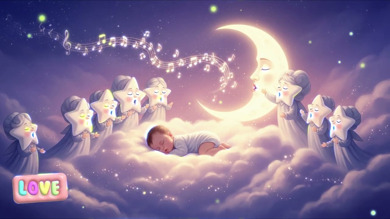 💖Lullabies for babies, no ads 🎵 Sleep soundly in 3 minutes🎵Baby Sleep Lullaby🌙81 .•°•.★