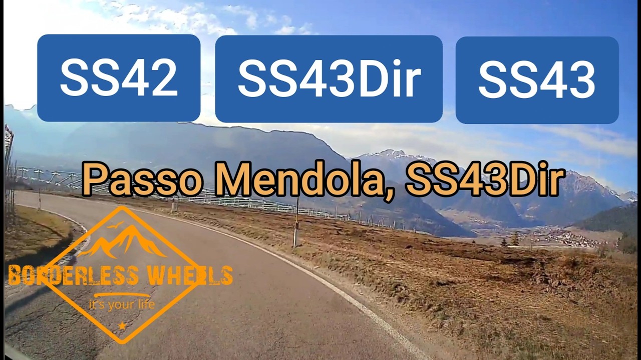 Passo Mendola, SS42, SS43Dir, SS43.