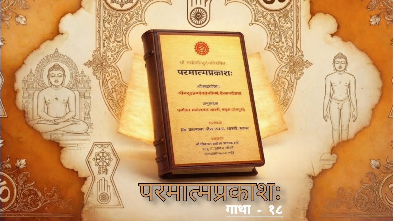 परमात्मप्रकाशः | प्रवचन no. 21 | मंगलाचरण की गाथाएं | गाथा - १८ | नवीन जैन