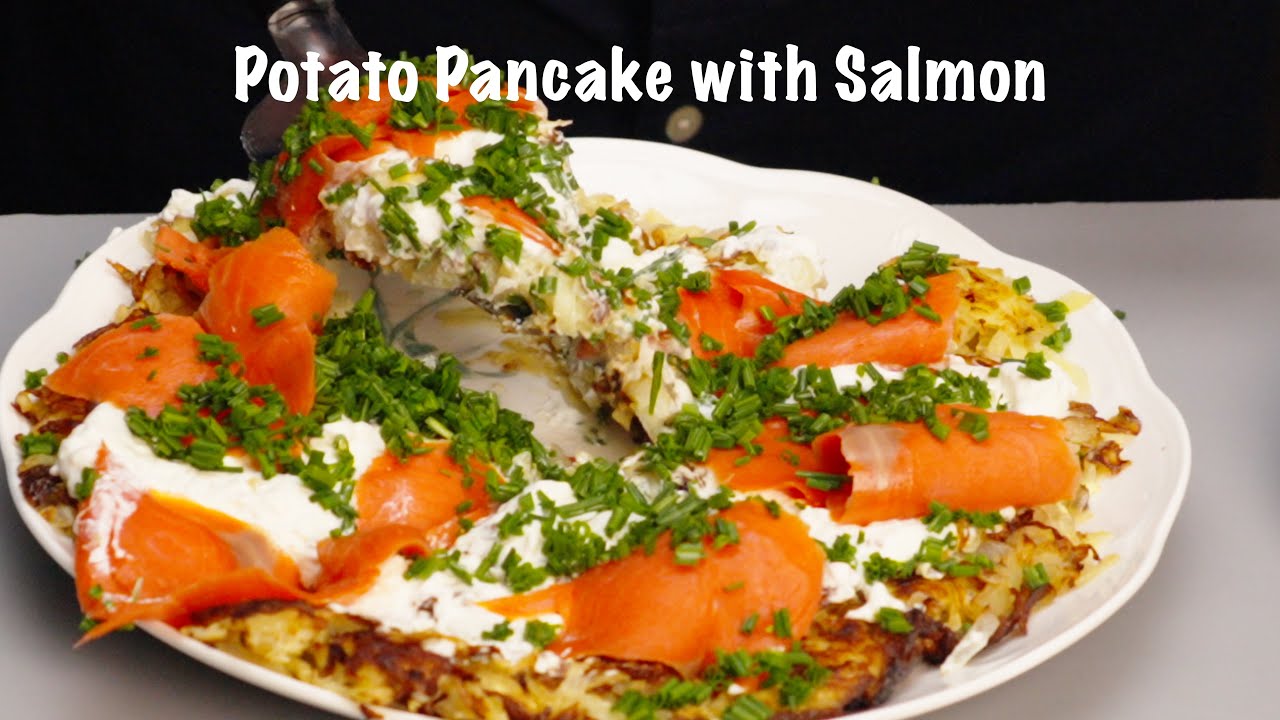 Potato Pancake with Salmon