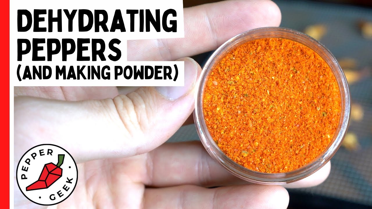 Dehydrating Peppers and Making Pepper Powder + Spicy Chips - Pepper Geek