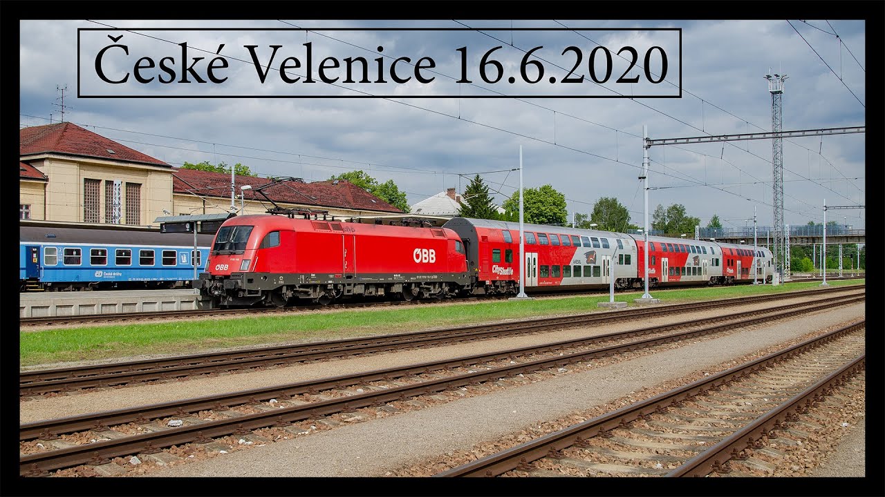 Vlaky České Velenice 16.6.2020