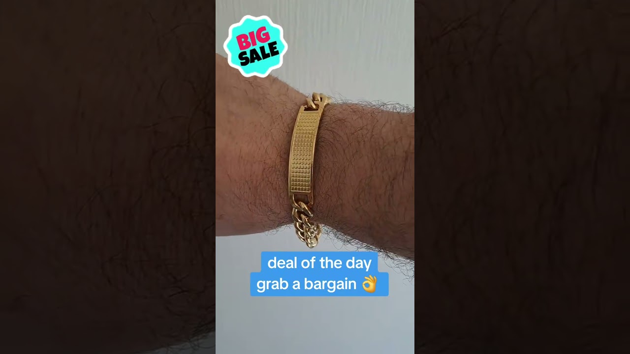Grab a Bargain: Chunky Men's ID Bracelet
