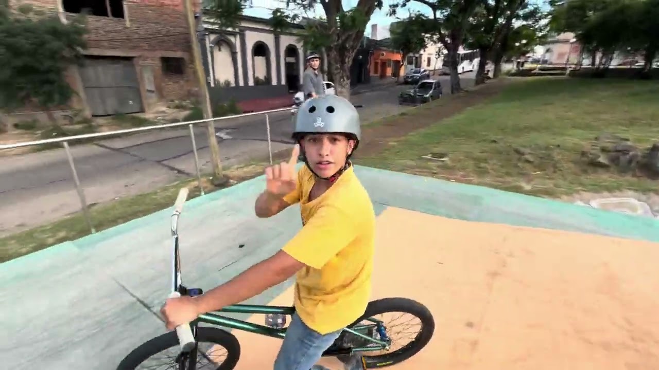 Practicas del nacional de BMX en Uruguay 