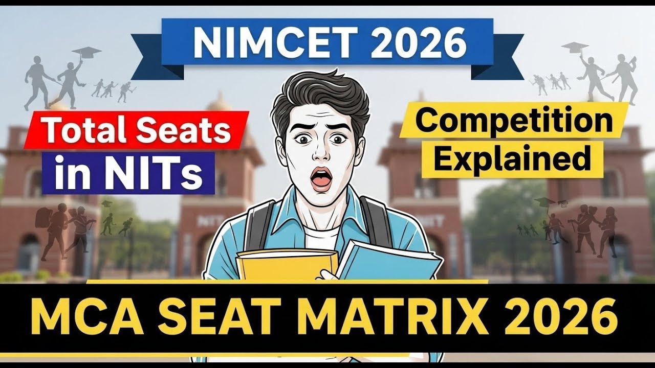 📢 NIMCET 2026 | Total Seats in NITs for MCA | Seat Matrix & Competition Explained