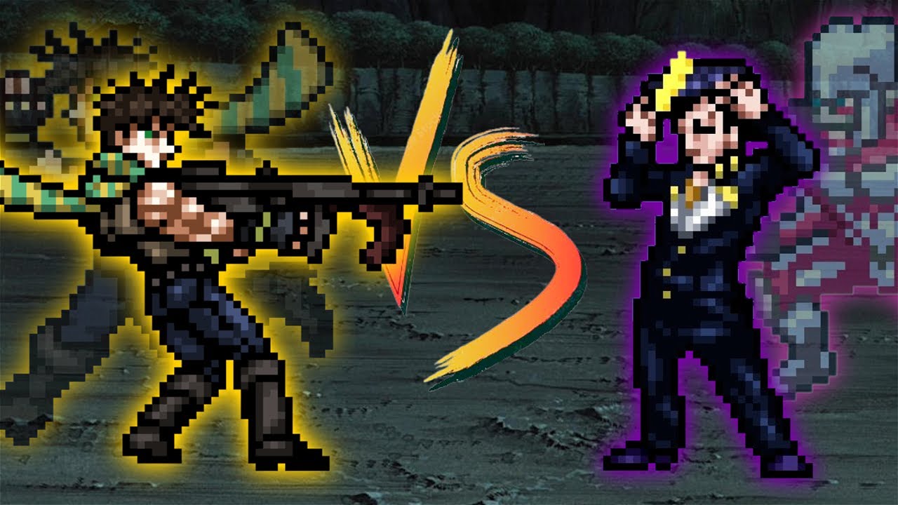 Josuke (New) Vs Joseph in Jump Force Mugen