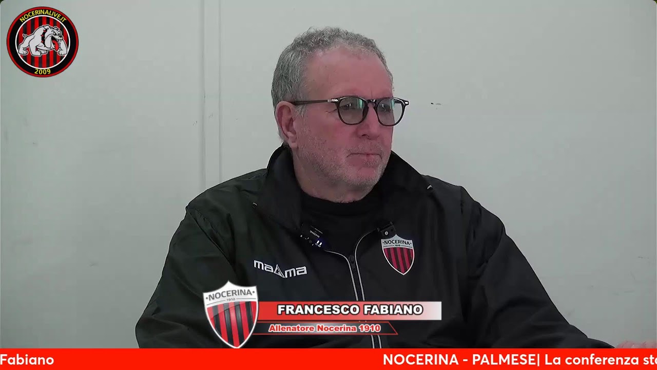 NOCERINA - Palmese| La conferenza stampa pre gara di mister F. Fabiano
