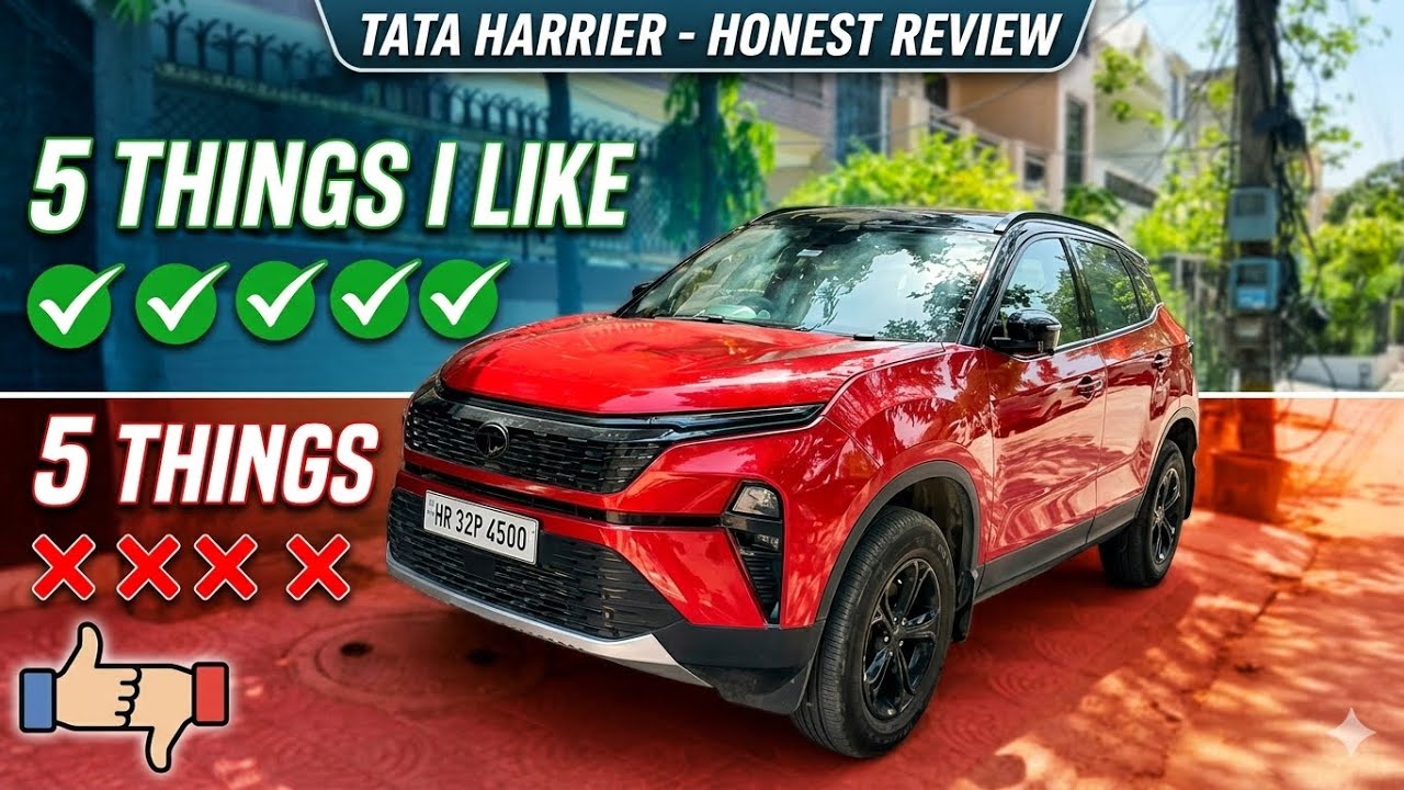 5 Reasons to Buy the Tata Harrier👍🏻😁 (And 5 Reasons Not To)👎🏻😔