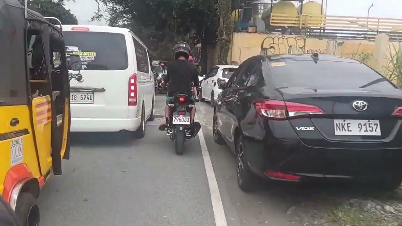 Sobrang haba ng traffic Tagaytay Road Suzuki Smash Legendary 