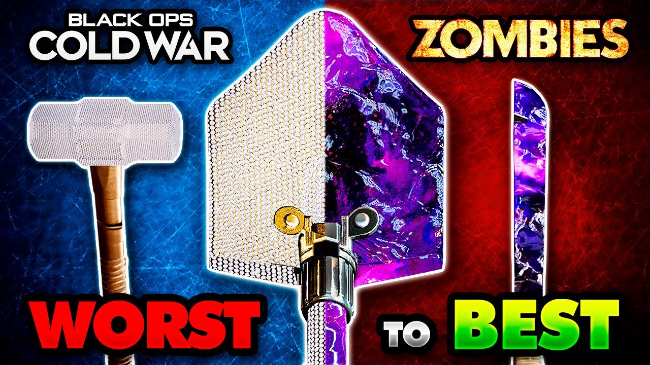 WORST to BEST Melee Weapons in Cold War Multiplayer & Zombies!