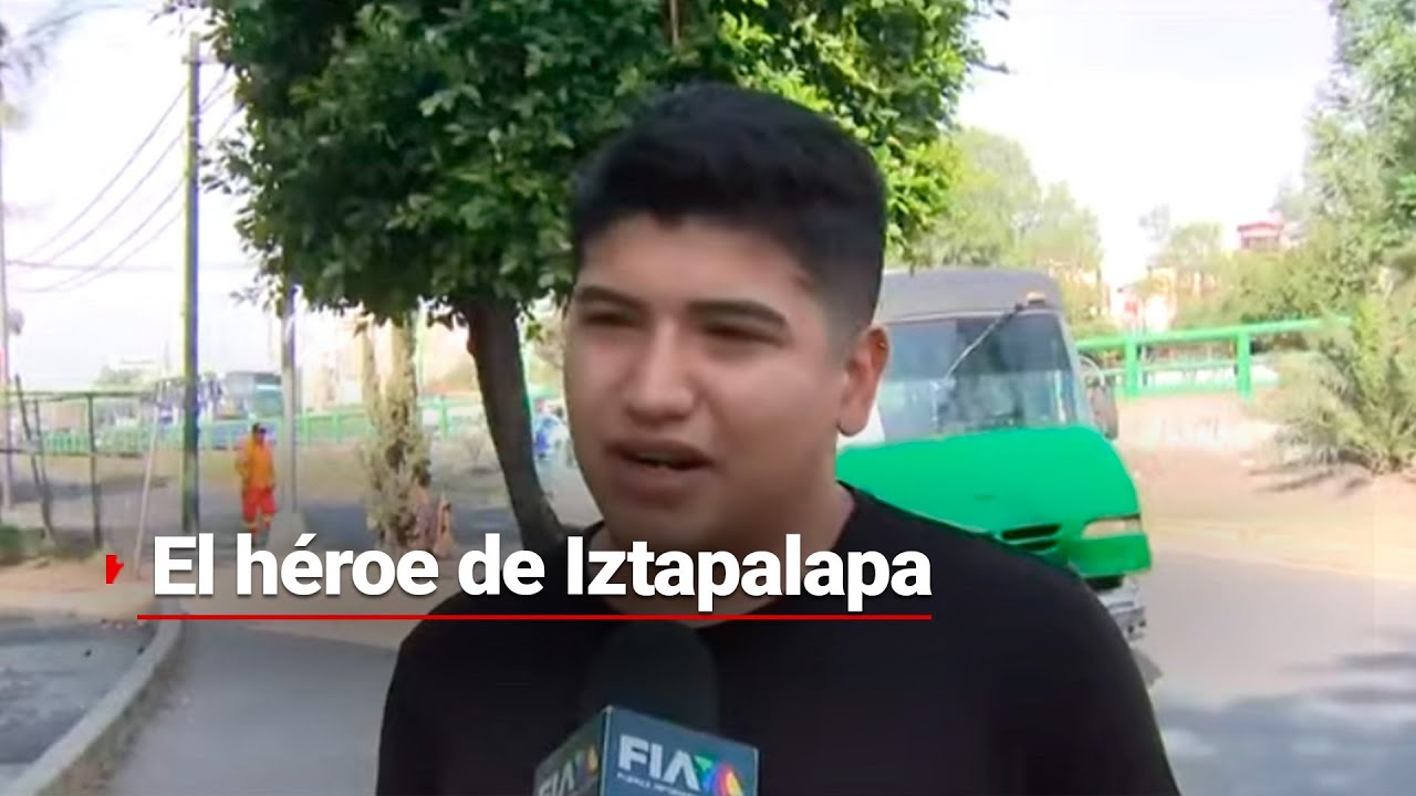Axel, el héroe de Iztapalapa: frustró un abuso sexual contra una jovencita, en la CDMX