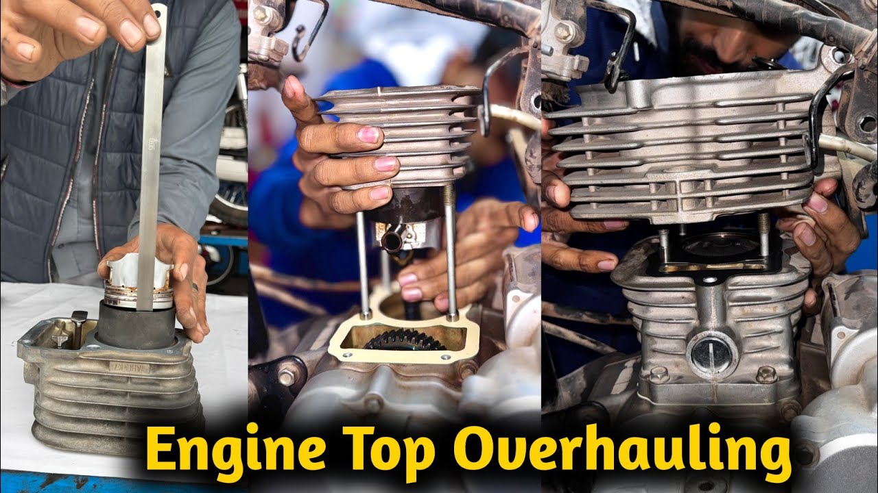 Honda CG125 Engine Rebuild | Cylinder, Piston Rings & Head Valve Complete Tutorial