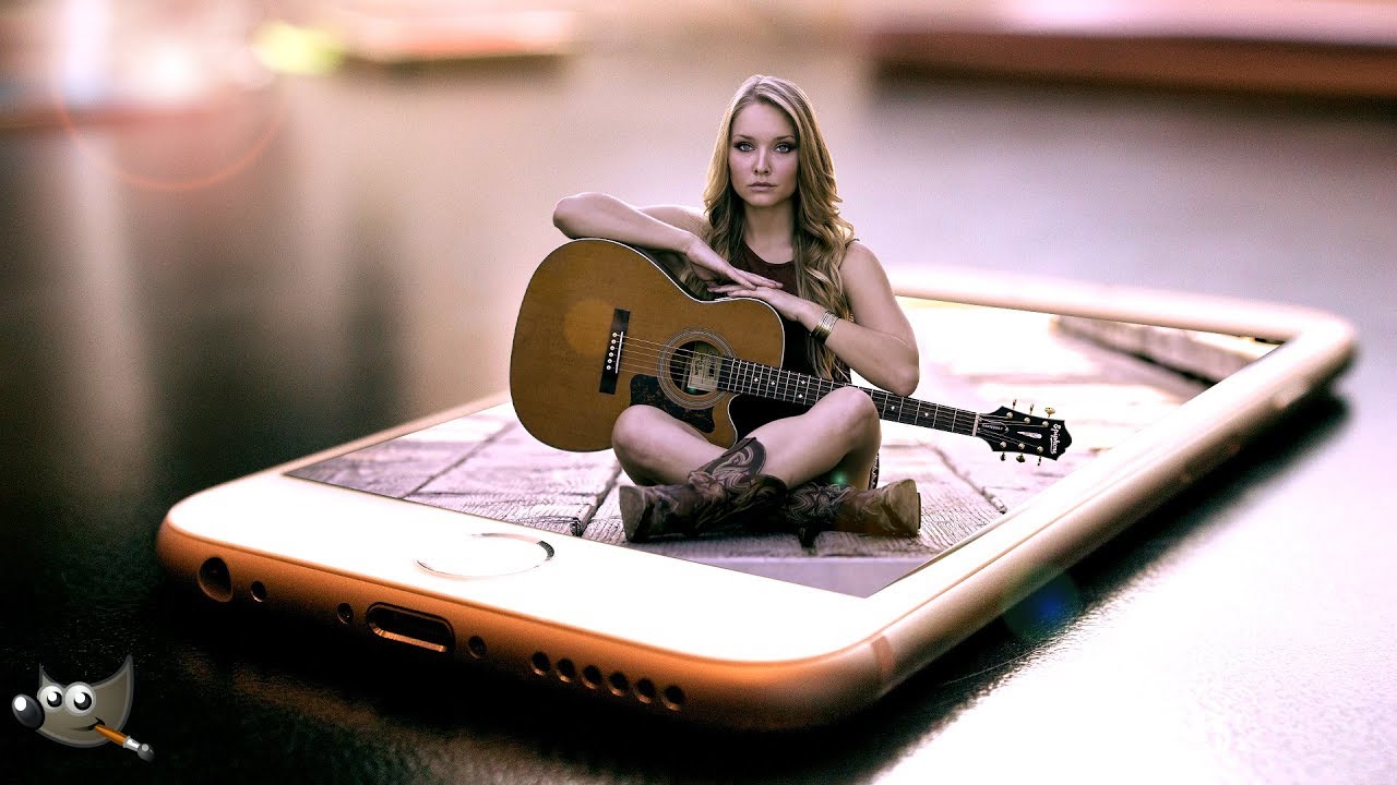 GIMP Tutorial | 3D Mobile Pop Out Effect | Photoshop Alternative | #96