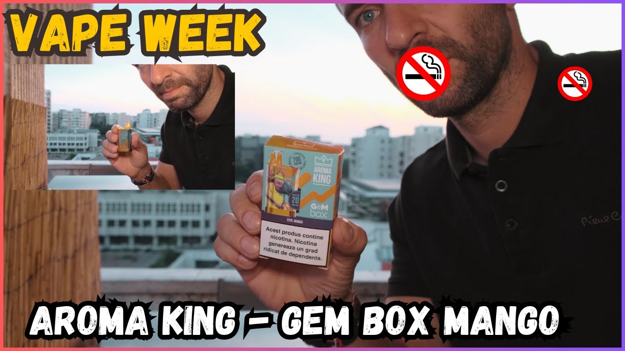 VAPE WEEK: AROMA KING GEM BOX AROMA COOL MANGO - Inca Un Vape De Nota 10