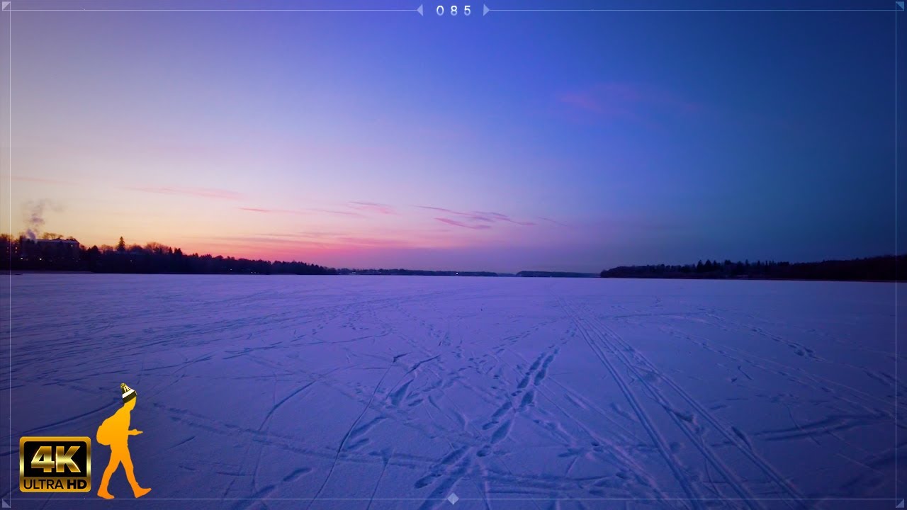 Walking in Extremely Cold Temperatures on Lake Tuusula 🥶 J&auml;rvenp&auml;&auml;, Finland