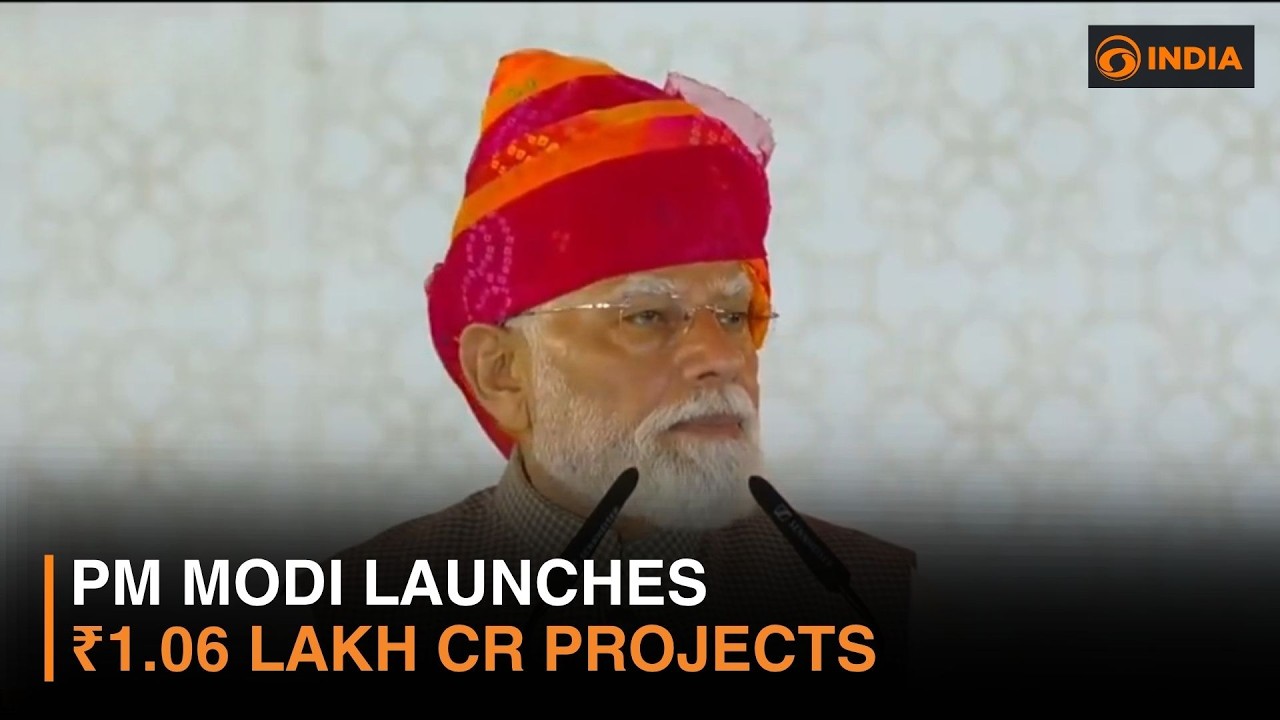 PM Modi Launches ₹1.06 Lakh Crore Development Projects in Rajasthan's Balotra