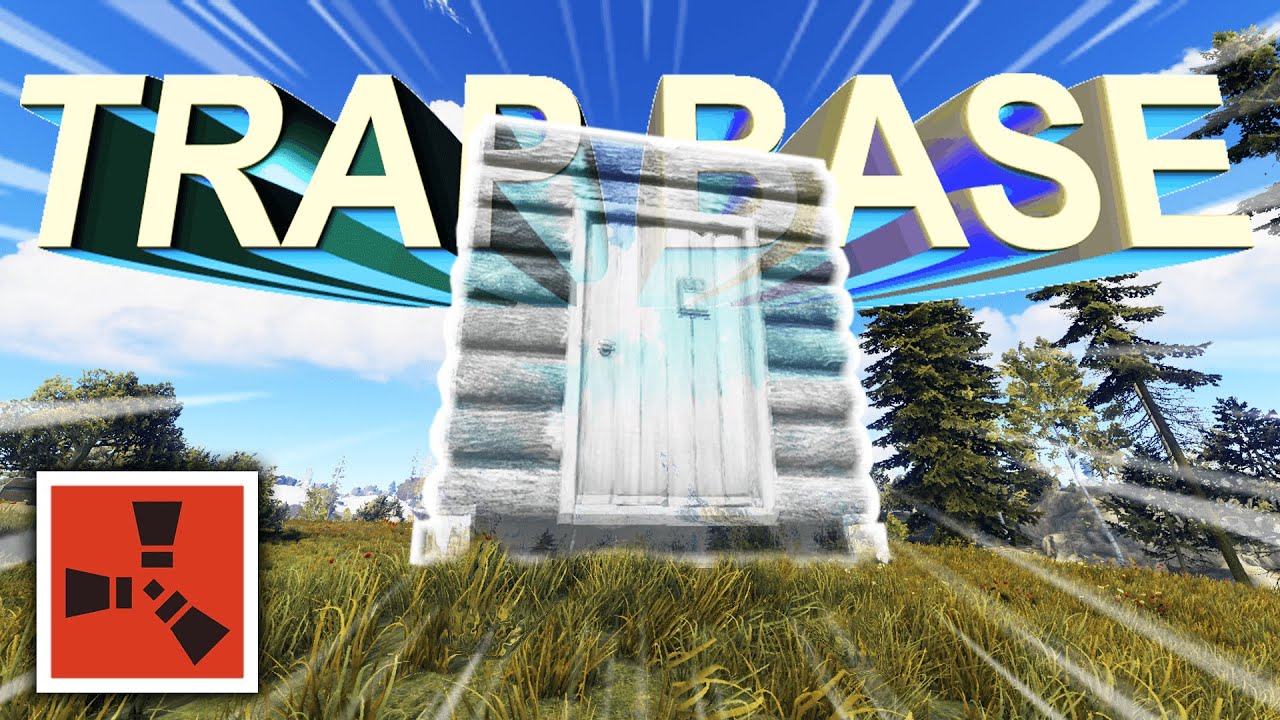 INVISIBLE TRAP BASE! - Rust SOLO