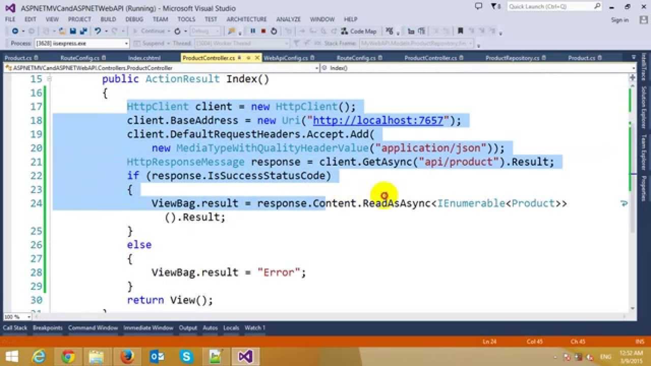 Consuming ASP.NET Web API in ASP.NET MVC Application