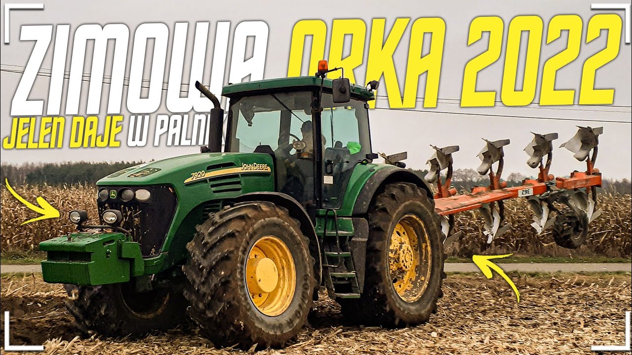 ☆JELEŃ DAJE W PALNIK!?☆235KM VS 5 SKIB!?☆ZIMOWA ORKA 2022☆JOHN DEERE 7920 & KUHN 5 SKIB W AKCJI!?☆
