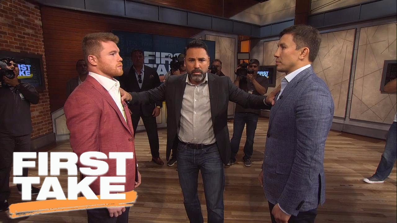 Canelo, GGG And Oscar De La Hoya Join First Take | First Take | June 21, 2017