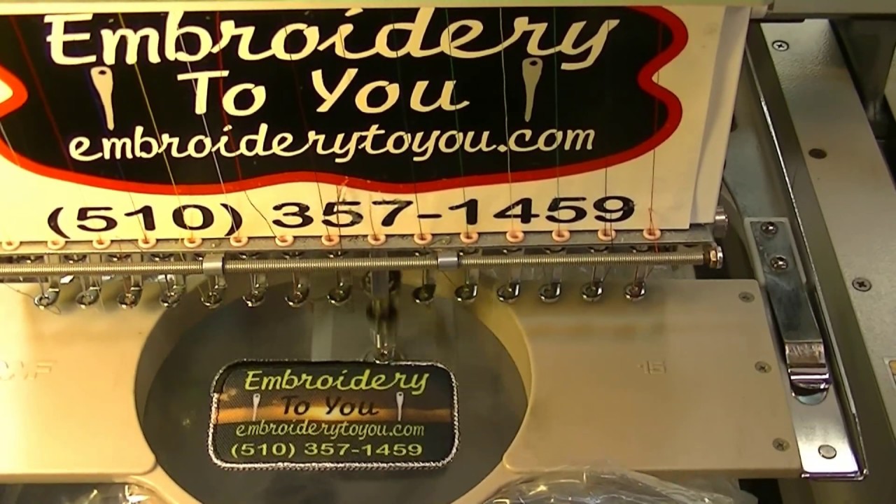 How to Embroider Sublimation Patches or Printed Patches