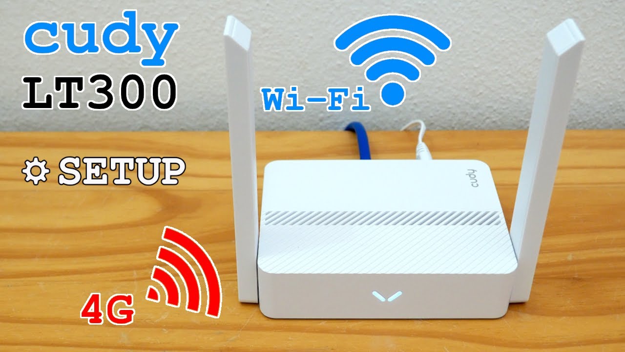 Cudy LT300 4G Router Wi-Fi • Unboxing, installation, configuration and test