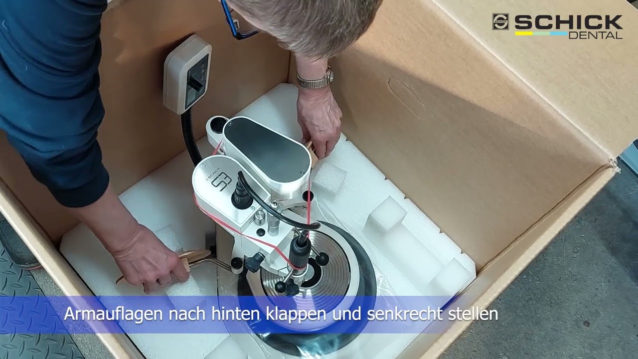 Verpackungsanleitung Schick S3 Premium