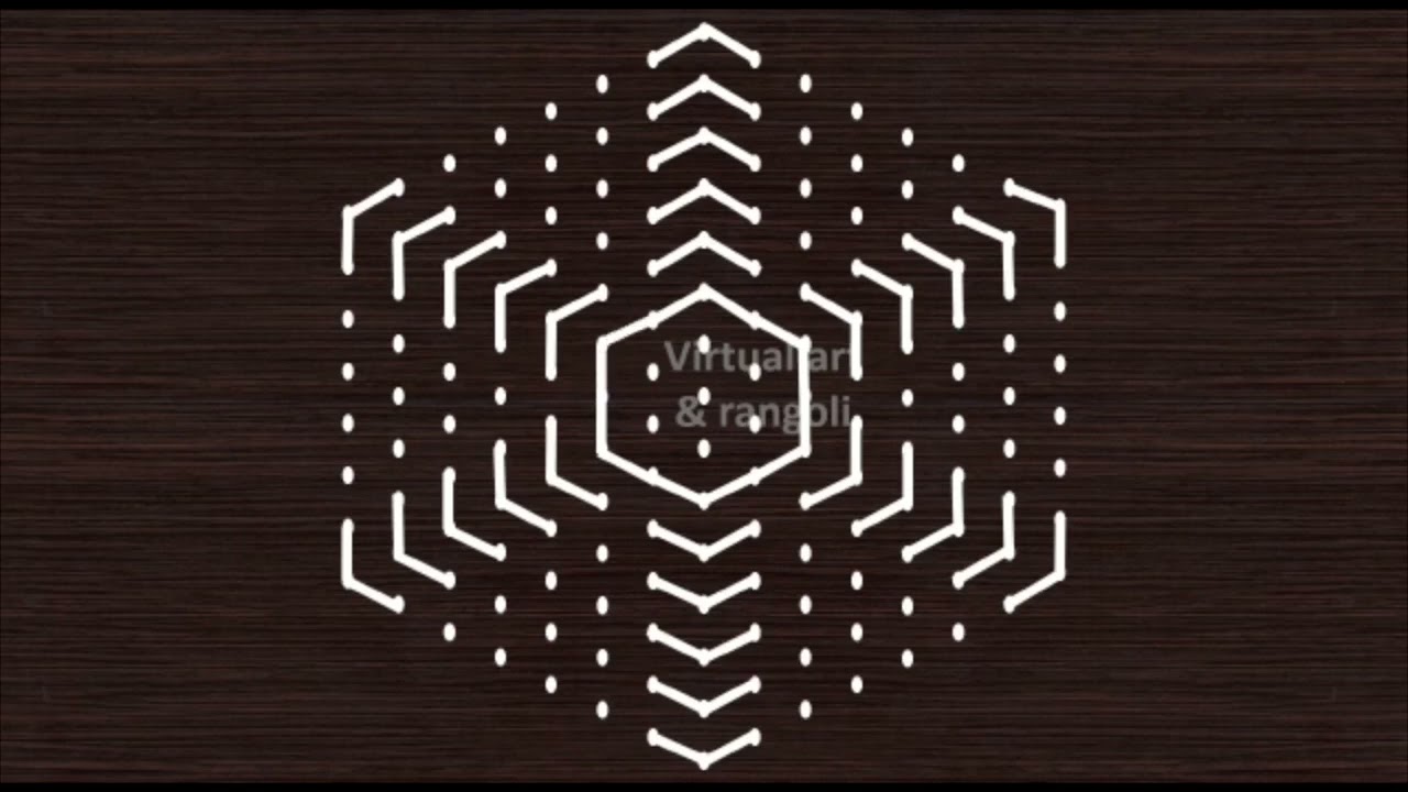 15 to 8 chukki rangoli |15to8 dotsrangoli(kolam) |15-8 chukkala muggulu | 15 to 8 dots new kolam