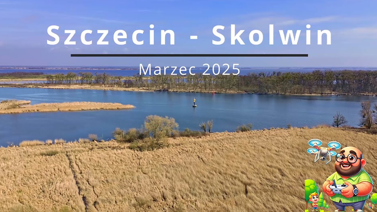 Szczecin Skolwin Odra Zachodnia   Kanał Skolwiński   Wyspa Dębia Wyspa Mewia Wyspa żurawia