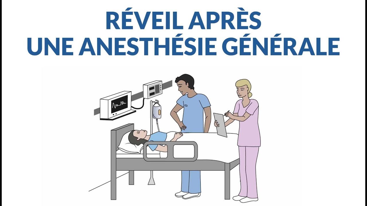 Comment se passe le réveil d'une anesthésie générale ?