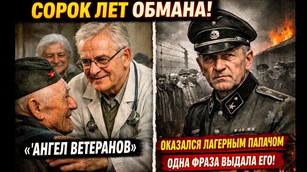 СОРОК ЛЕТ ОБМАНА! «АНГЕЛ ВЕТЕРАНОВ» ОКАЗАЛСЯ ЛАГЕРНЫМ ПАЛАЧОМ — ОДНА ФРАЗА ВЫДАЛА ЕГО!