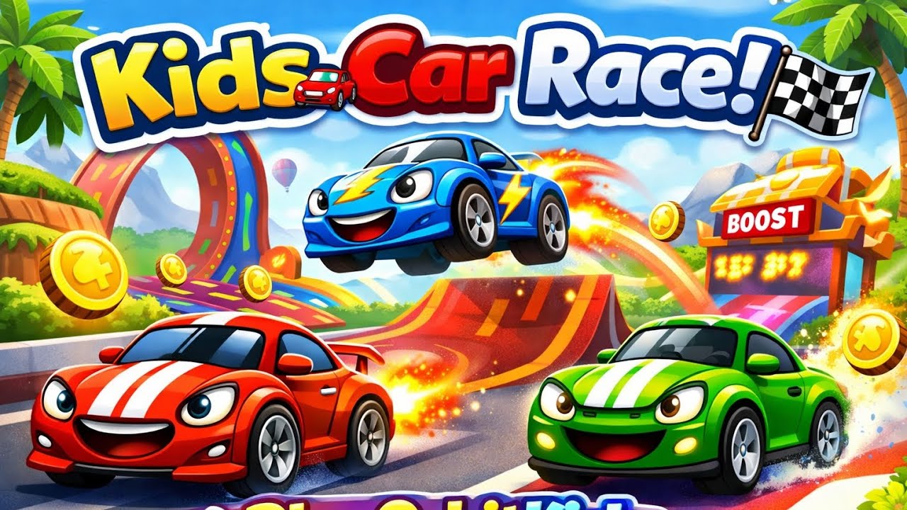 Kids Car Game Play 🚗 Fun Racing Game for Children