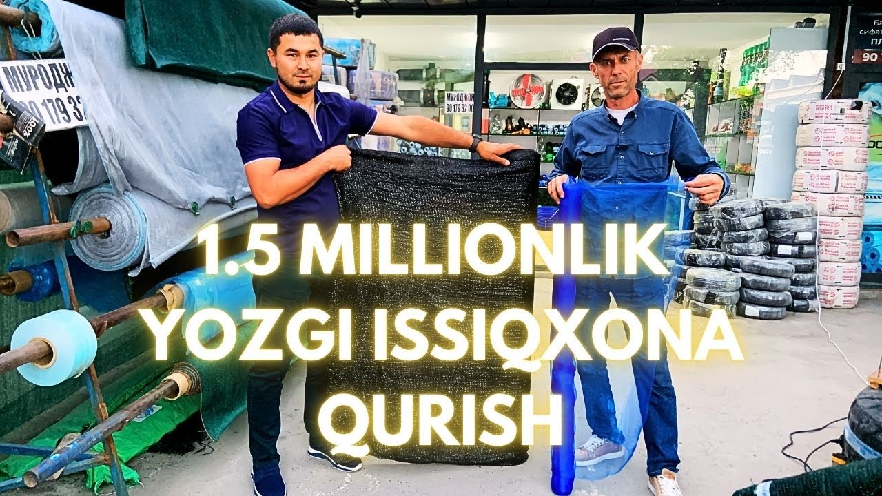 1.5 MILLION SO'MLIK YOZGI ISSIQXONA