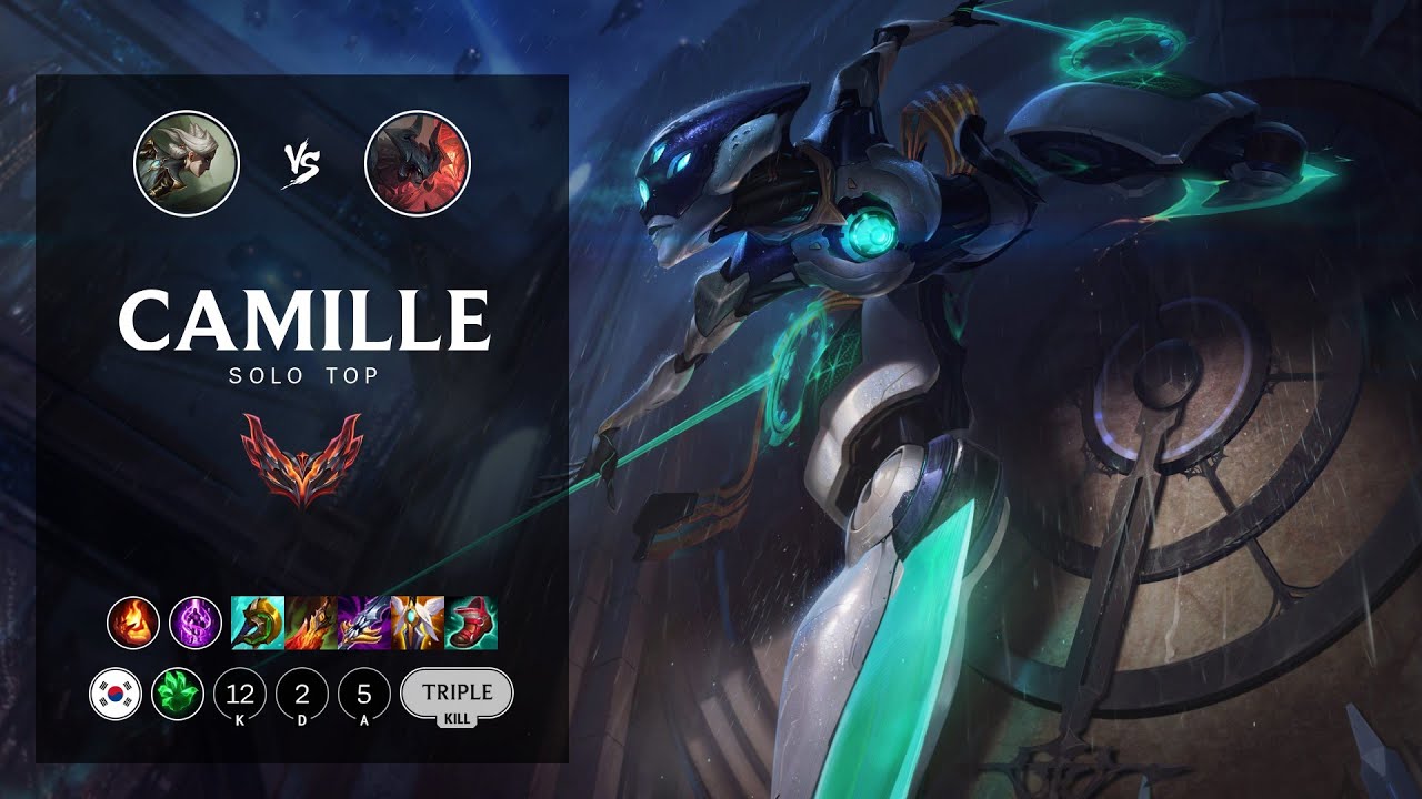 Camille Top vs Aatrox - KR Grandmaster Patch 12.17