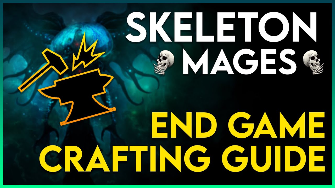 Skeleton Mages End Game Crafting Guide - Wand, Helmet, Gloves & Large Cluster Jewel