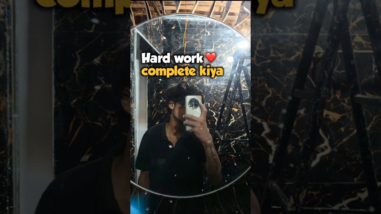Hard Work Challenge ✊🏻❤️ Complete किया Jo koi भी nahi कर raha tha 