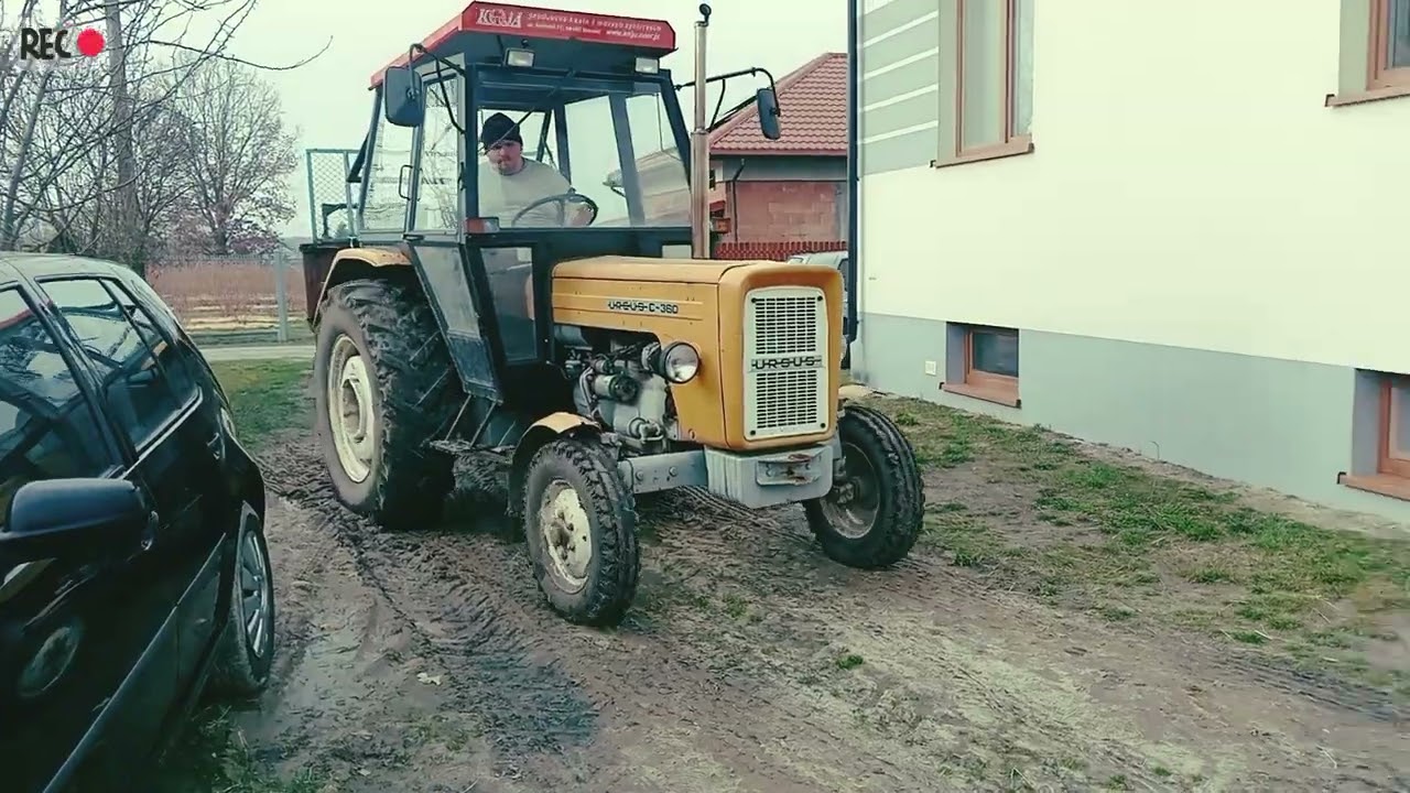 Pierwsze prace 🇵🇱Ursusa C360 🐮obornik od bydła🐮