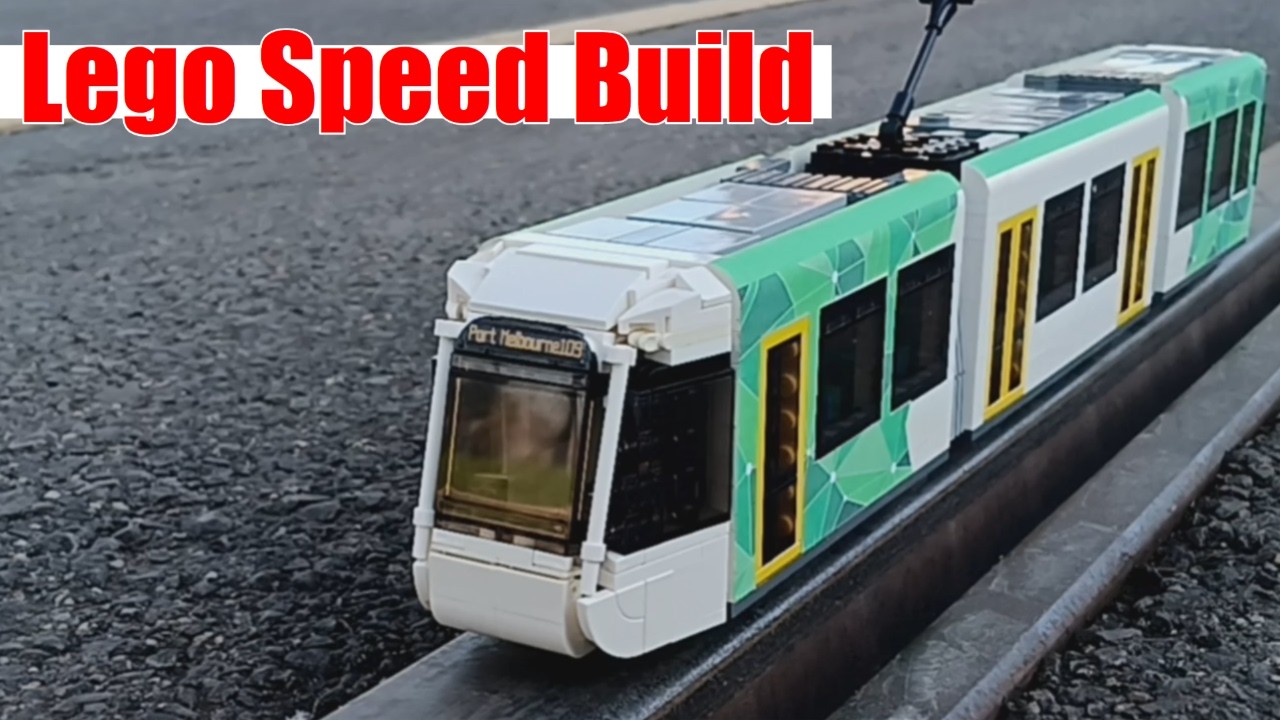LEGO C1 Class Tram Speed Build