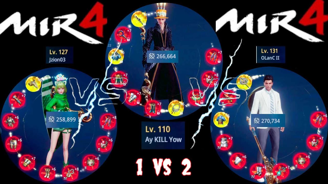 Mir4 PVP 1vs2 HARDSTUCK LANCER versus HIGH LEVEL WARRIOR + ARBALIST     #mir4  #mir4global  #lancer