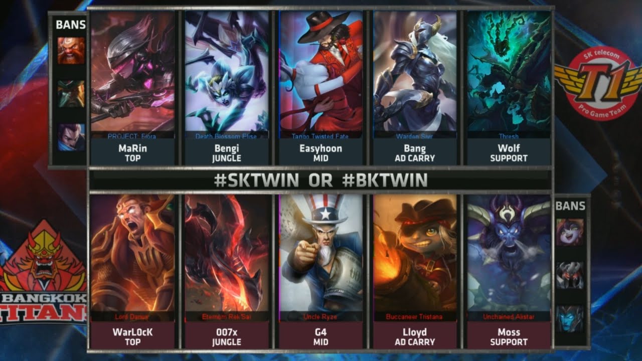 SKT vs BKT Highlights - SK TELECOM T1 vs BANGKOK TITANS - S5 WORLDS 2015 GROUP STAGE