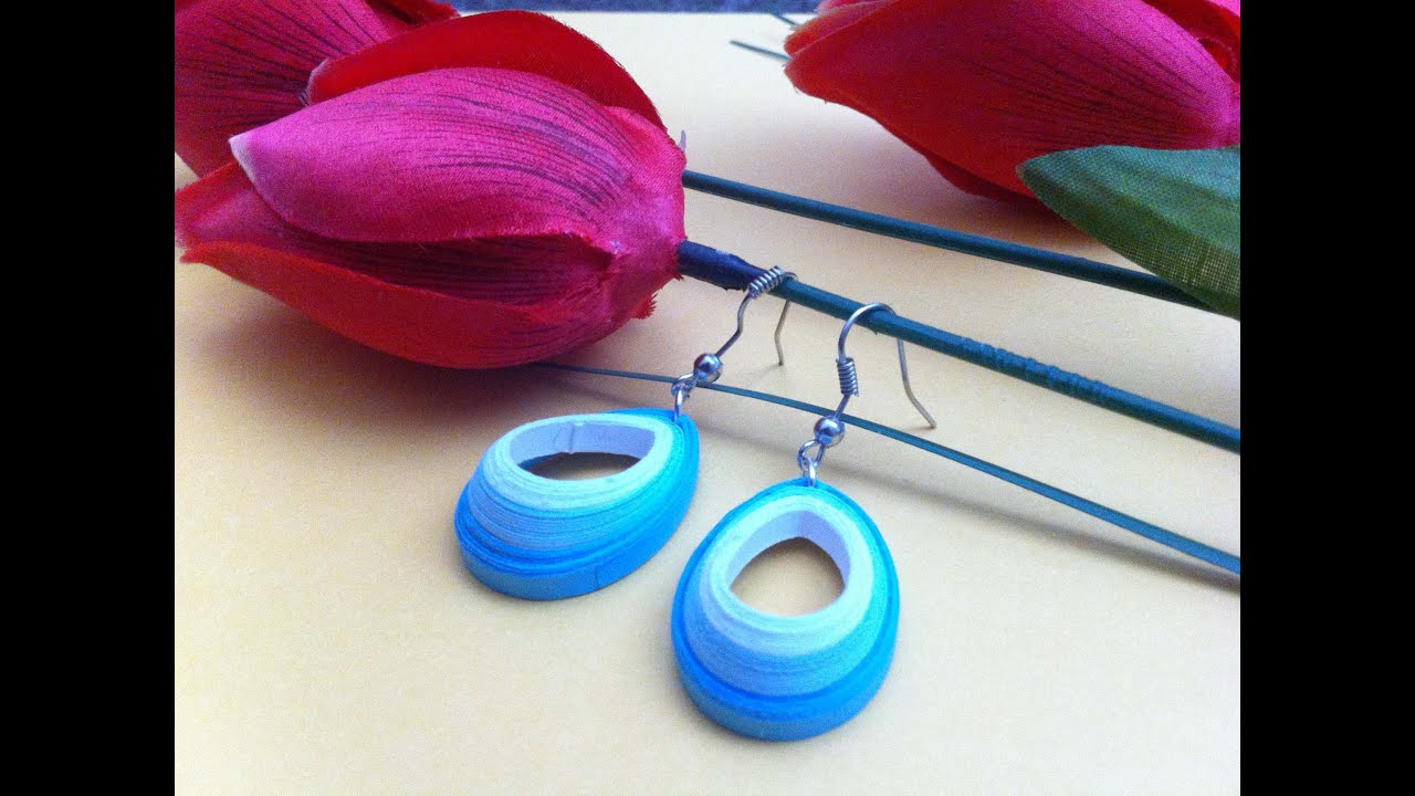 Latest Quilling earrings