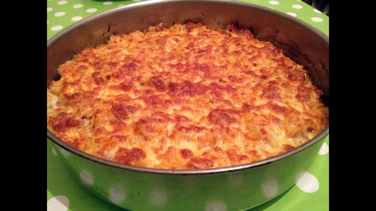 Макарони на фурна с кайма, сирене и кашкавал