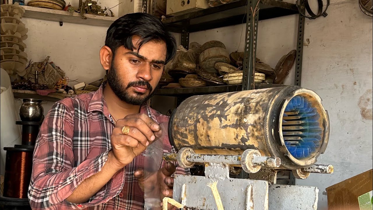 ￼7.5hp Lubi motor kaise winding ke Jati Hai ￼ samrsibl ￼