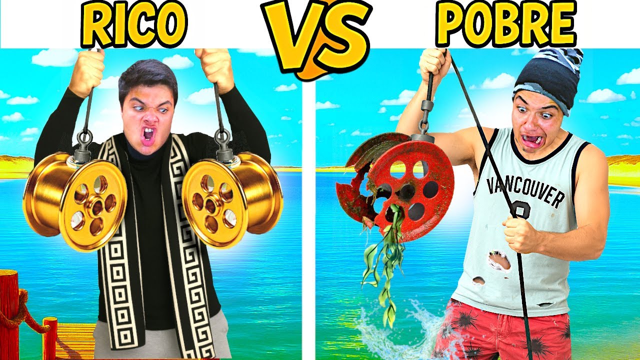 RICO VS POBRE NA PESCA MAGNÉTICA SUPREMA (Episódio 73)